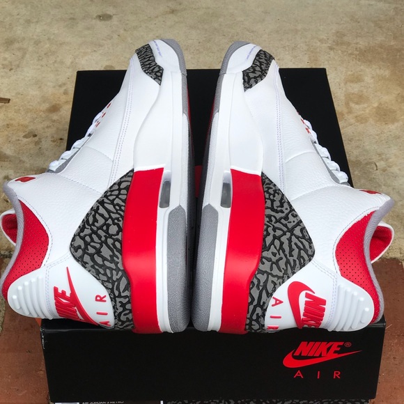 Air Jordan Retro 3 Fire Red OG (2022) Size 11 - Picture 5 of 6